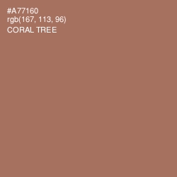 #A77160 - Coral Tree Color Image